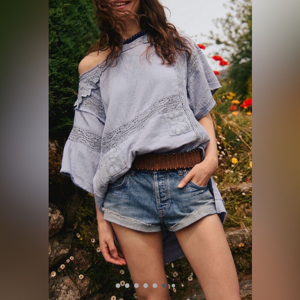 Free People We The Free Rustic Romance Top